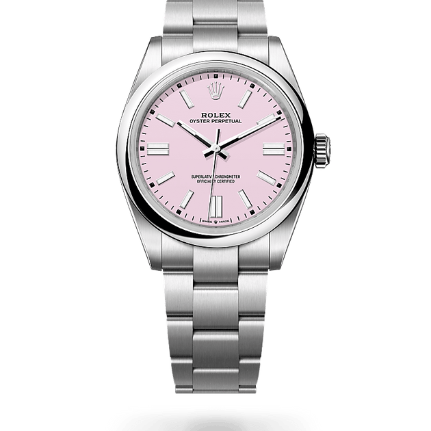 Rolex Oyster Perpetual in Oystersteel, M134300-0013 - H.L. Gross Jewelers
