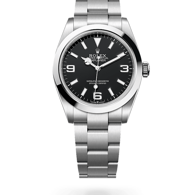 Rolex Explorer in Oystersteel, M224270-0001 - H.L. Gross Jewelers