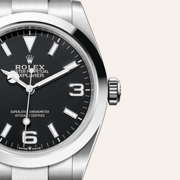 Rolex Explorer in Oystersteel, M224270-0001 - H.L. Gross Jewelers