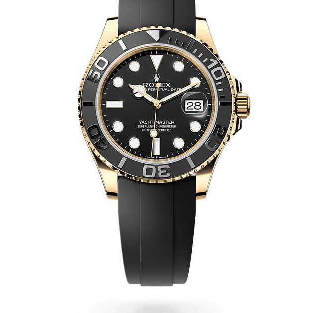 Rolex Yacht-Master in 18 ct yellow gold, M226658-0001 - H.L. Gross Jewelers