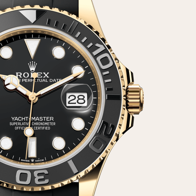 Rolex Yacht-Master in 18 ct yellow gold, M226658-0001 - H.L. Gross Jewelers