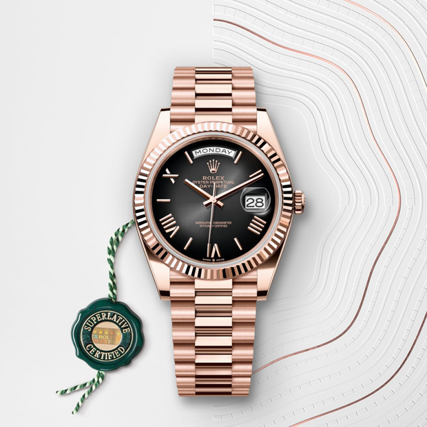 Oyster, 40 mm, Everose gold
