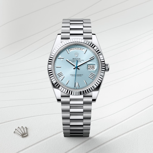 Rolex Collection in Platinum, M228236-0012 - H.L. Gross Jewelers