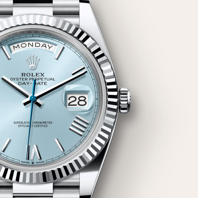 Rolex Collection in Platinum, M228236-0012 - H.L. Gross Jewelers