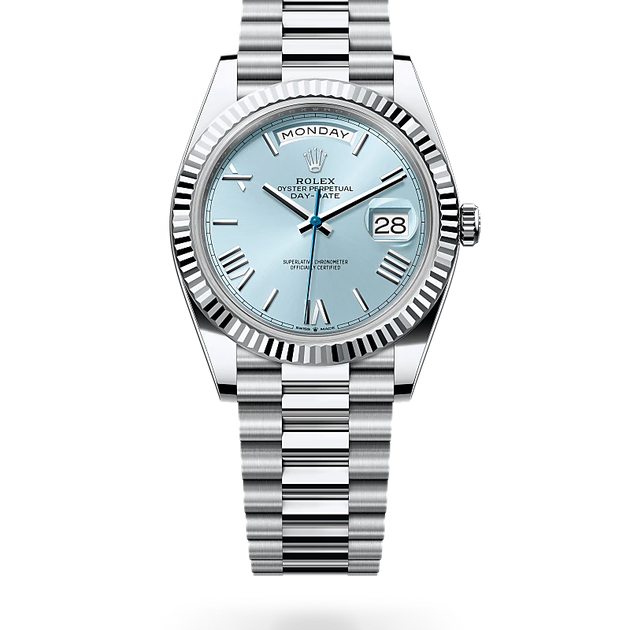 Rolex Collection in Platinum, M228236-0012 - H.L. Gross Jewelers