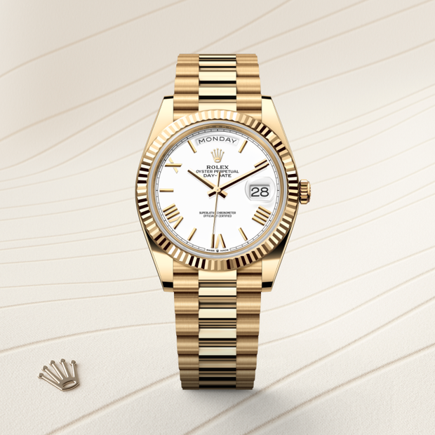 Oyster, 40 mm, yellow gold