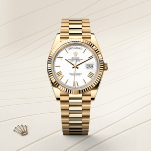 Rolex Day-Date in 18 ct yellow gold, M228238-0042 - H.L. Gross Jewelers