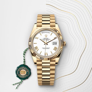 Rolex Day-Date in 18 ct yellow gold, M228238-0042 - H.L. Gross Jewelers