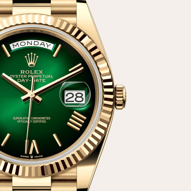 Rolex Day-Date in 18 ct yellow gold, M228238-0069 - H.L. Gross Jewelers