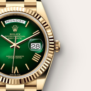 Rolex Day-Date in 18 ct yellow gold, m228238-0069 - H.L. Gross Jewelers