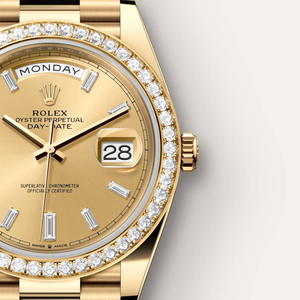 Rolex Day-Date in 18 ct yellow gold, M228348RBR-0002 - H.L. Gross Jewelers