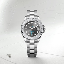 Oyster, 37 mm, Oystersteel and platinum