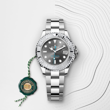Oyster, 37 mm, Oystersteel and platinum