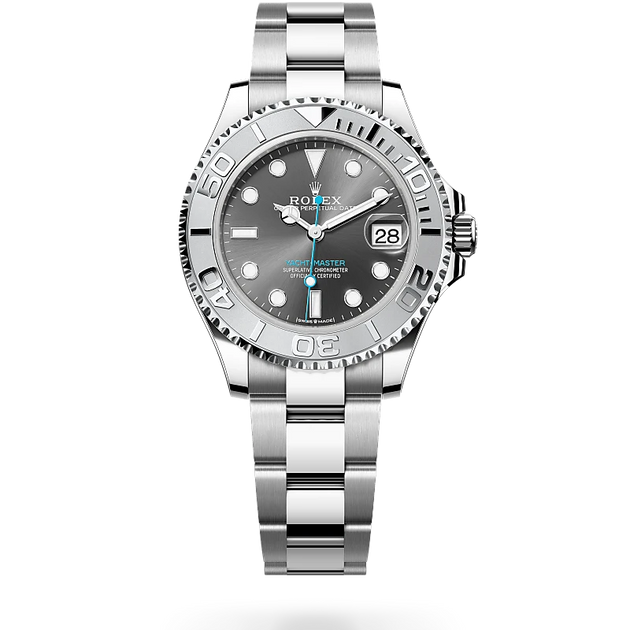  in Rolesium - combination of Oystersteel and platinum, M268622-0002 - H.L. Gross Jewelers