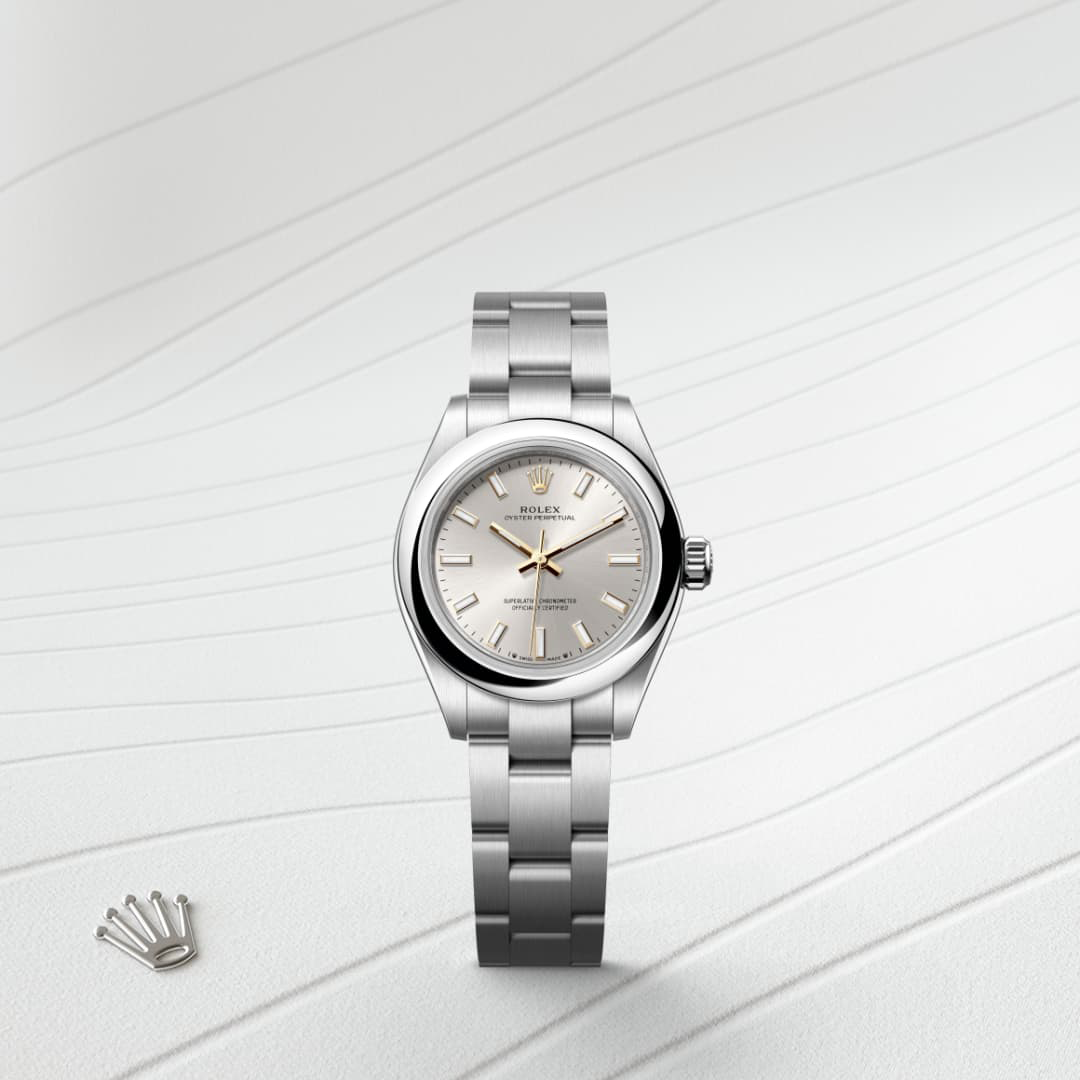 Rolex Oyster Perpetual in Oystersteel, M276200-0001 | H.L. Gross Rolex Oyster Perpetual in Oystersteel, M276200-0001 | H.L. Gross