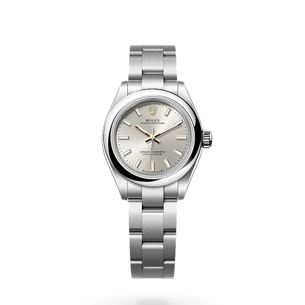 Rolex Oyster Perpetual in Oystersteel, M276200-0001 - H.L. Gross Jewelers