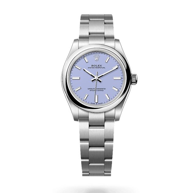 Rolex Oyster Perpetual in Oystersteel, M277200-0014 - H.L. Gross Jewelers