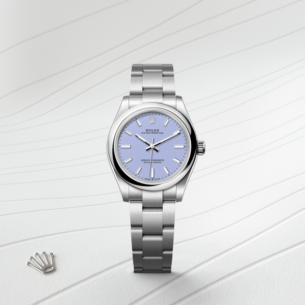 Rolex Oyster Perpetual in Oystersteel, M277200-0014 - H.L. Gross Jewelers
