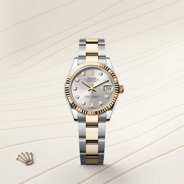 Oyster, 31 mm, Oystersteel and yellow gold