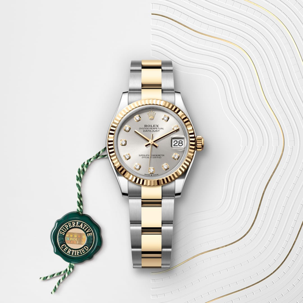 Oyster, 31 mm, Oystersteel and yellow gold
