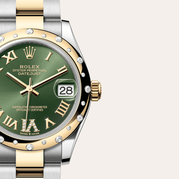 Rolex Datejust in Yellow Rolesor - combination of Oystersteel and yellow gold, M278343RBR-0015 - H.L. Gross Jewelers