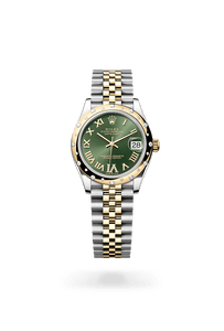 ROLEX WOMEN'S WATCHES in Yellow Rolesor - combination of Oystersteel and yellow gold, M278343RBR-0016 - H.L. Gross Jewelers