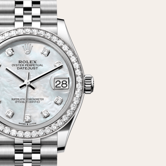  in White Rolesor - combination of Oystersteel and white gold, M278384RBR-0008 - H.L. Gross Jewelers