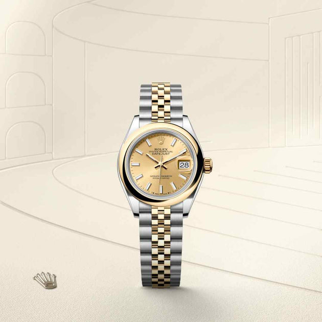  in Yellow Rolesor - combination of Oystersteel and yellow gold, M279163-0001 - H.L. Gross Jewelers