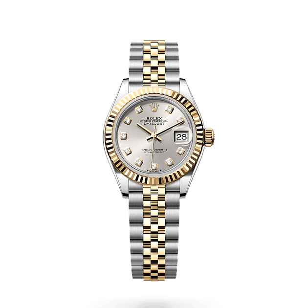 Rolex Lady-Datejust in Yellow Rolesor - combination of Oystersteel and yellow gold, M279173-0007 - H.L. Gross Jewelers