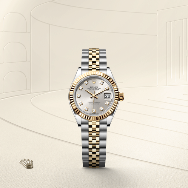 Rolex Lady-Datejust in Yellow Rolesor - combination of Oystersteel and yellow gold, M279173-0007 - H.L. Gross Jewelers