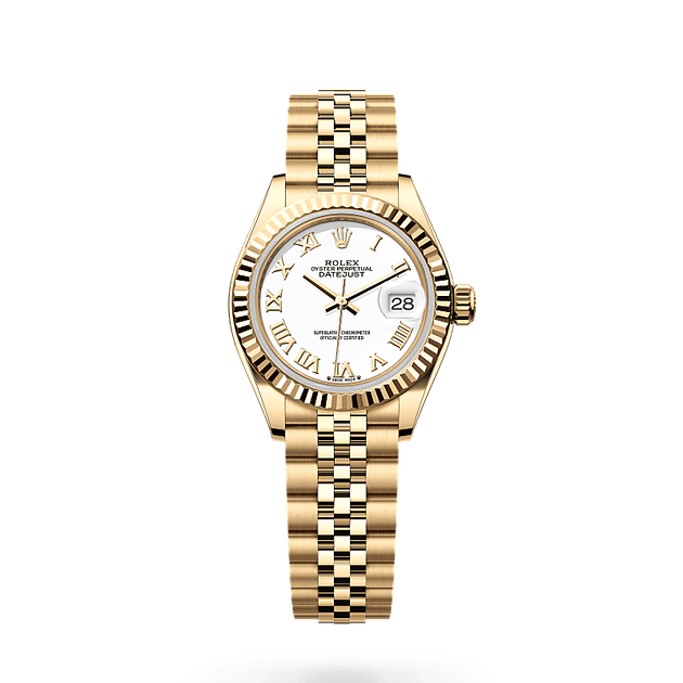 Rolex Lady-Datejust in 18 ct yellow gold, M279178-0030 - H.L. Gross Jewelers