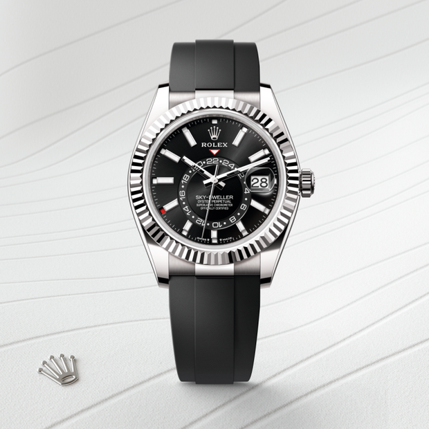 Oyster, 42 mm, white gold