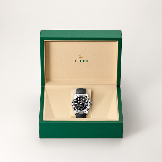 Rolex Sky-Dweller in 18 ct white gold, M336239-0002 - H.L. Gross Jewelers