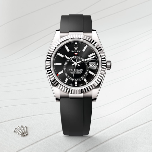 Oyster, 42 mm, white gold