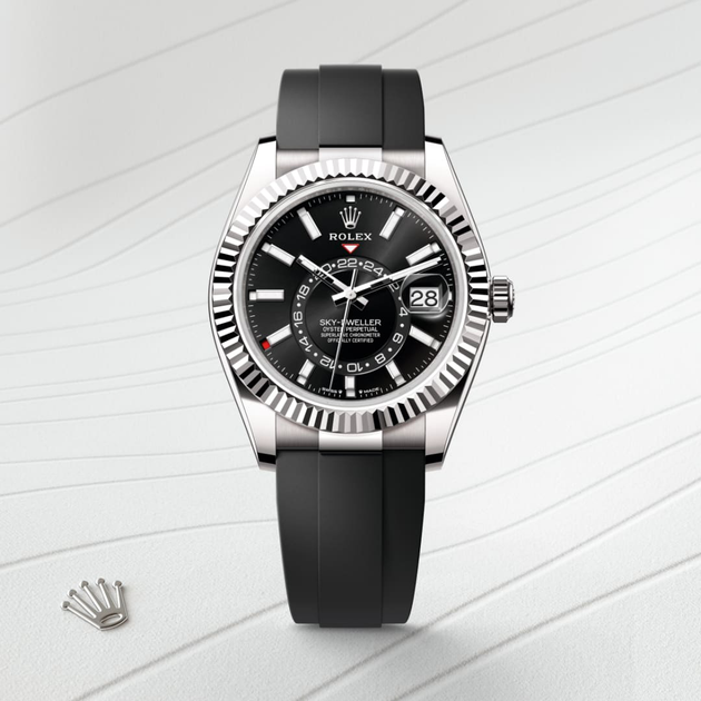 Rolex Collection in 18 ct white gold, M336239-0002 - H.L. Gross Jewelers