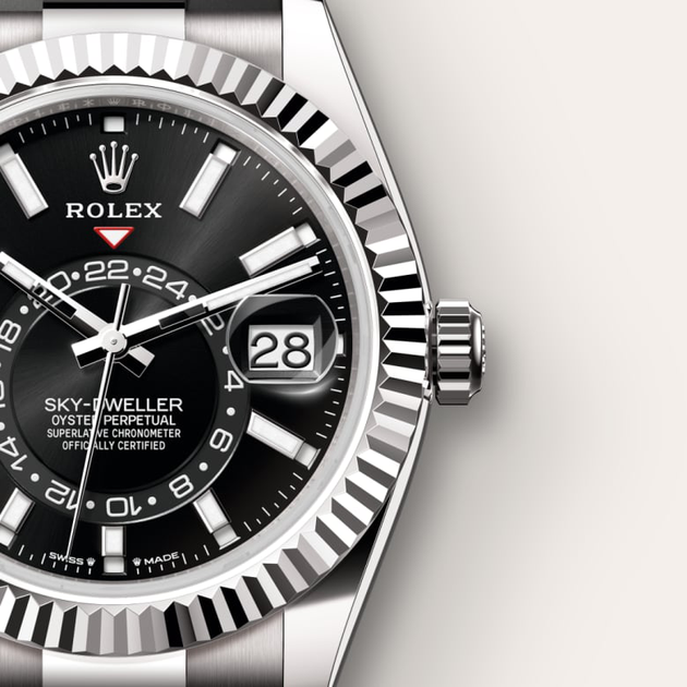 Rolex Collection in 18 ct white gold, M336239-0002 - H.L. Gross Jewelers