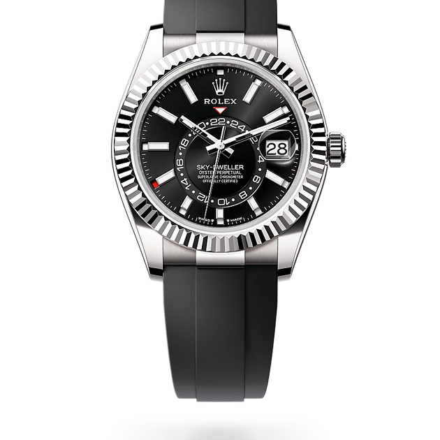Rolex Collection in 18 ct white gold, M336239-0002 - H.L. Gross Jewelers