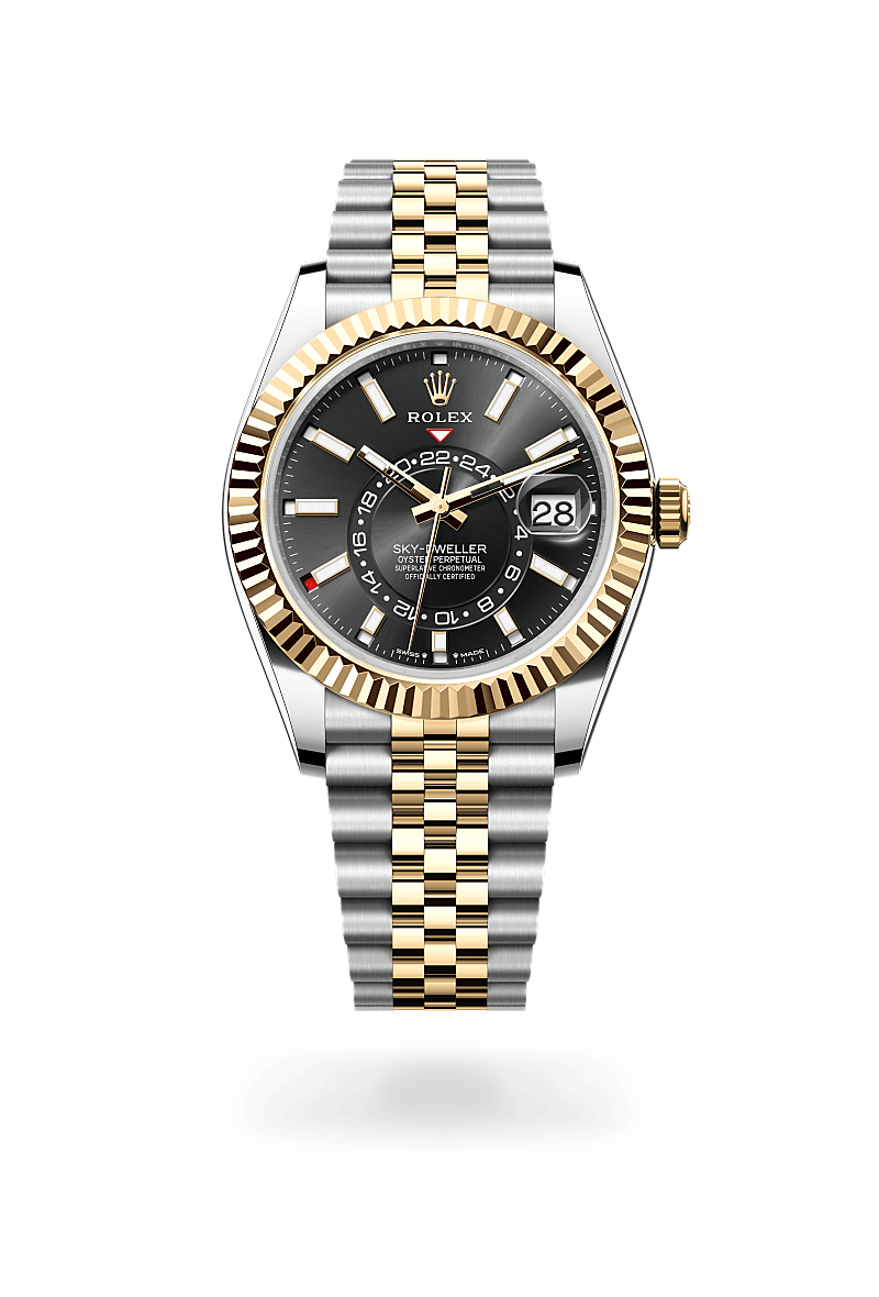 Rolex Sky Dweller in Oystersteel and gold M336933 0004 H.L. Gross Bro. Jewelers