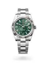 Oyster, 42 mm, Oystersteel and white gold