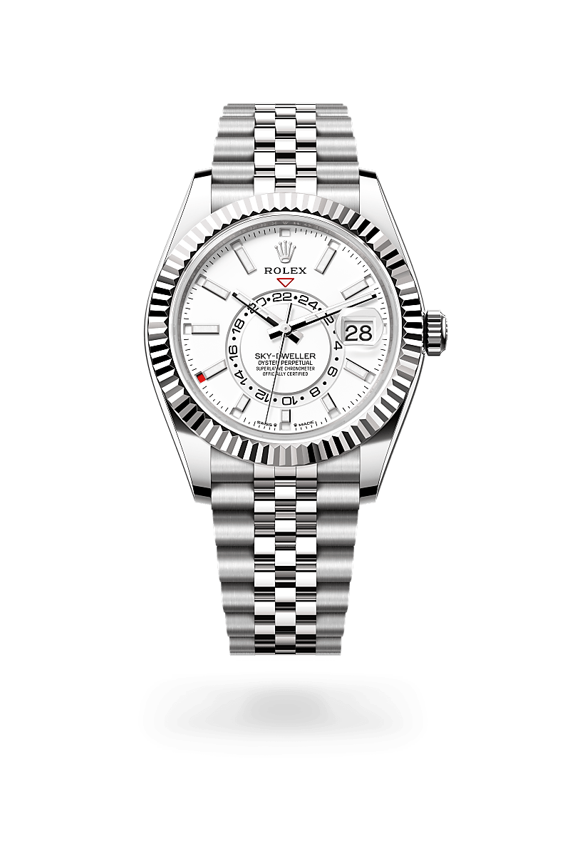 Rolex Sky Dweller in Oystersteel Oystersteel and gold M336934 0004 H.L. Gross Bro. Jewelers