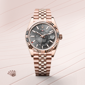 Rolex Sky-Dweller in 18 ct Everose gold M336935-0008 | H.L. Gross