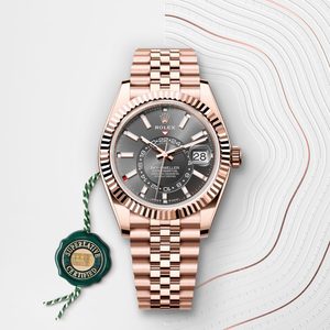 Rolex Sky-Dweller in 18 ct Everose gold, m336935-0008 - H.L. Gross Jewelers