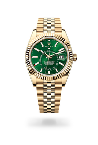 Rolex Sky-Dweller in 18 ct yellow gold, M336938-0008 - H.L. Gross Jewelers