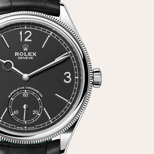 Rolex 1908 in 18 ct white gold, M52509-0002 - H.L. Gross Jewelers