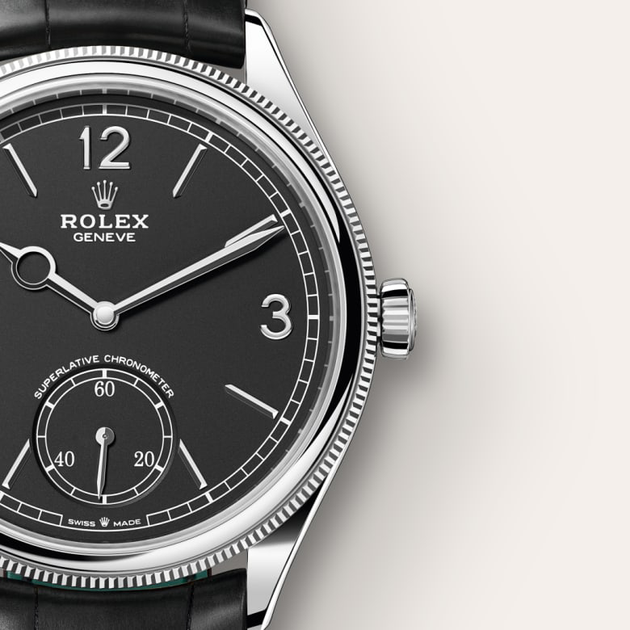 Rolex 1908 in 18 ct white gold, M52509-0002 - H.L. Gross Jewelers