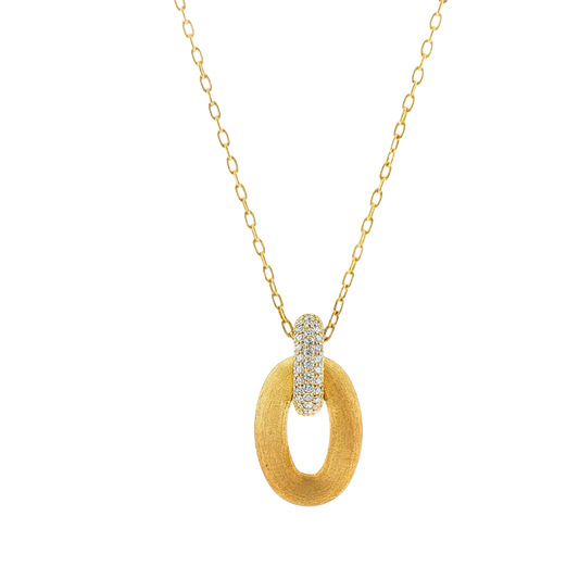 Nanis 18k Yellow Gold Diamond Necklace — photo 1 of 2