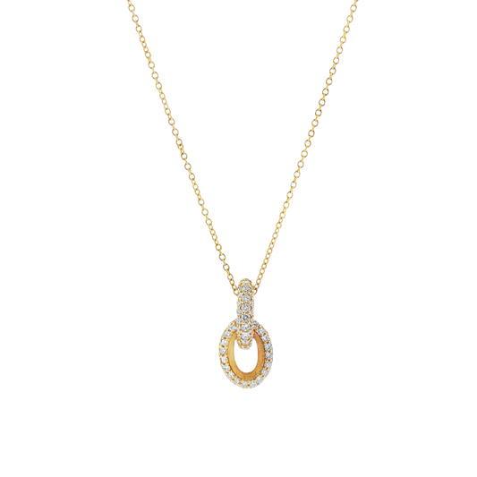 Nanis 18k Yellow Gold Diamond Necklace — photo 1 of 2