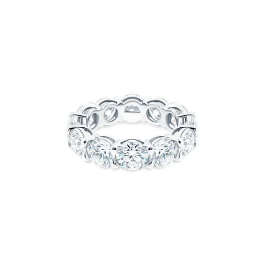platinum round diamond eternity band 110-8598