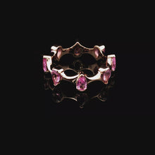 1.82ct 18k Rose Gold Sapphire Ring