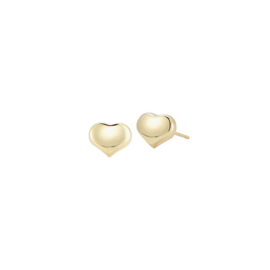 Roberto Coin 18K Gold Tiny Heart Stud Earrings — photo 1 of 2